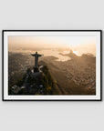 Christ the Redeemer – Sunrise over Guanabara Bay Print Tidaltones