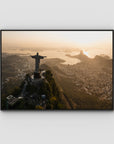 Christ the Redeemer – Sunrise over Guanabara Bay Print Tidaltones