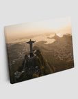 Christ the Redeemer – Sunrise over Guanabara Bay Print Tidaltones