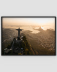 Christ the Redeemer – Sunrise over Guanabara Bay Print Tidaltones