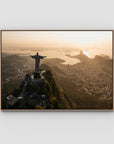 Christ the Redeemer – Sunrise over Guanabara Bay Print Tidaltones