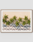Calçadão de Copacabana – Iconic Sidewalk & Palms Aerial Print Tidaltones