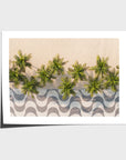Calçadão de Copacabana – Iconic Sidewalk & Palms Aerial Print - Fine Art Paper - Unframed Print - Landscape