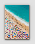 Ipanema Beach Aerial – Colour & Crowd Print Tidaltones