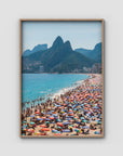 Ipanema Beach – Iconic Rio Summer Day Print Tidaltones