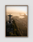 Christ the Redeemer – Sunrise over Guanabara Bay Print Tidaltones