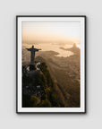 Christ the Redeemer – Sunrise over Guanabara Bay Print Tidaltones