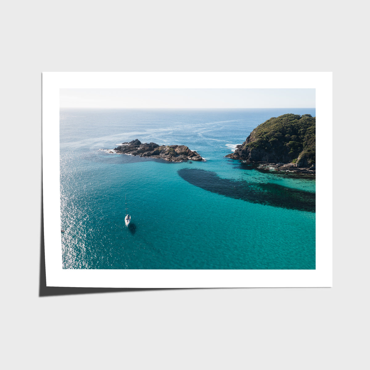 Yacht Days - Seal Rocks - Art Print - Fine Art Paper - Unframed Print - Landscape