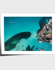 Yacht Days Top Down - Seal Rocks - Art Print - Fine Art Paper - Unframed Print - Landscape