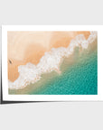 Boat Beach Top Down ii - Seal Rocks - Art Print - Fine Art Paper - Unframed Print - Landscape
