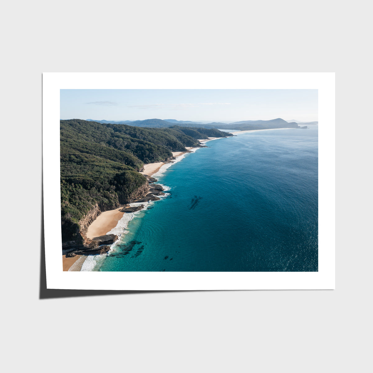 Number One Beach Coastline - Seal Rocks - Art Print - Fine Art Paper - Unframed Print - Landscape