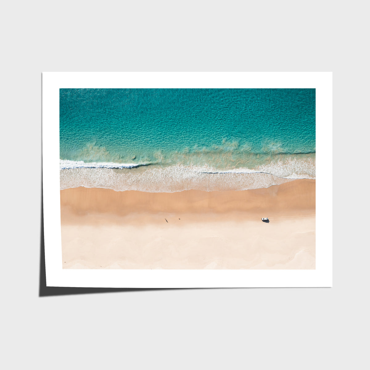 Number One Beach Top Down - Seal Rocks - Art Print - Fine Art Paper - Unframed Print - Landscape