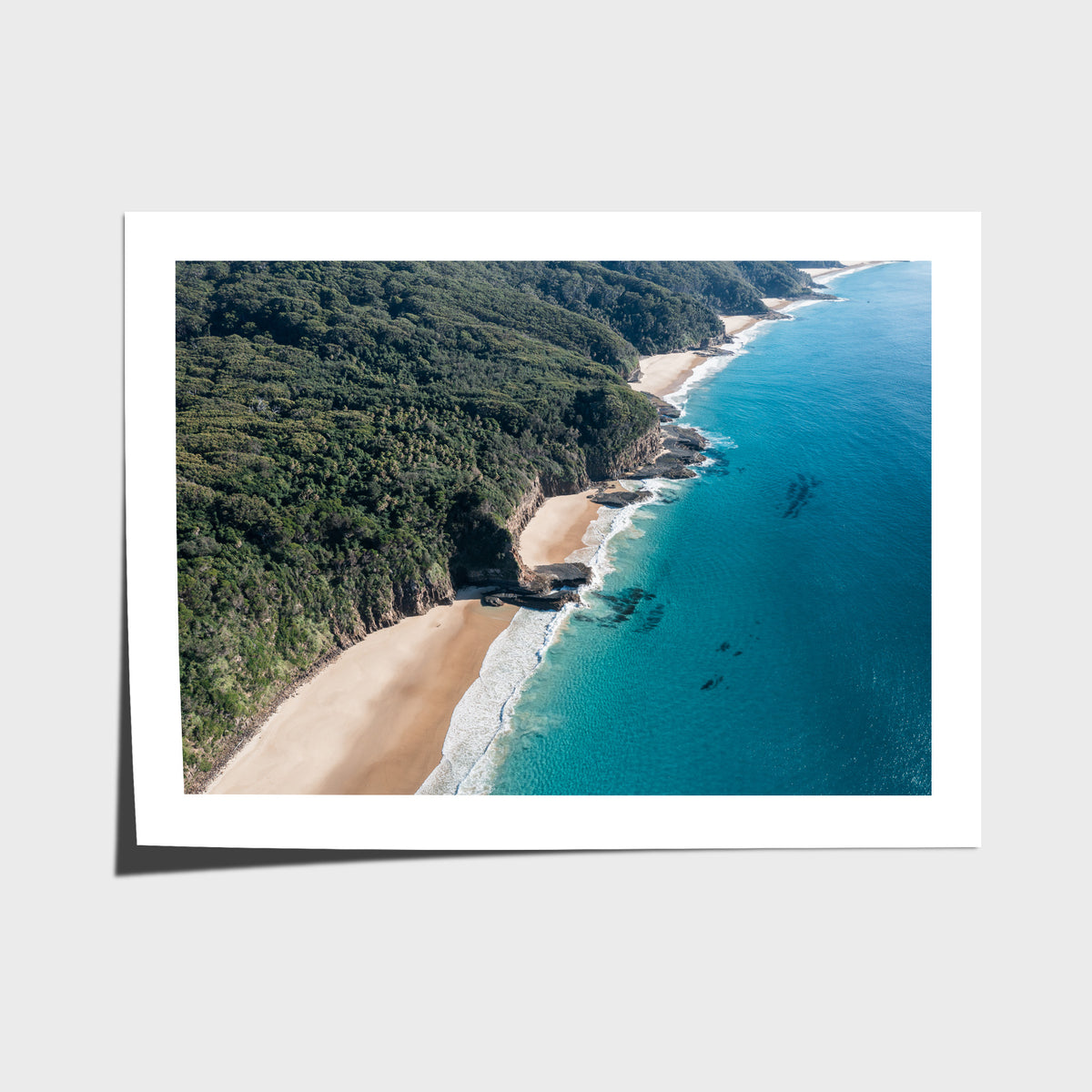 Number One Beach Coastline ii - Seal Rocks - Art Print - Fine Art Paper - Unframed Print - Landscape