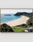 Boat Beach Lookout - Seal Rocks - Art Print - Float Frame Canvas - Raw Oak - Landscape