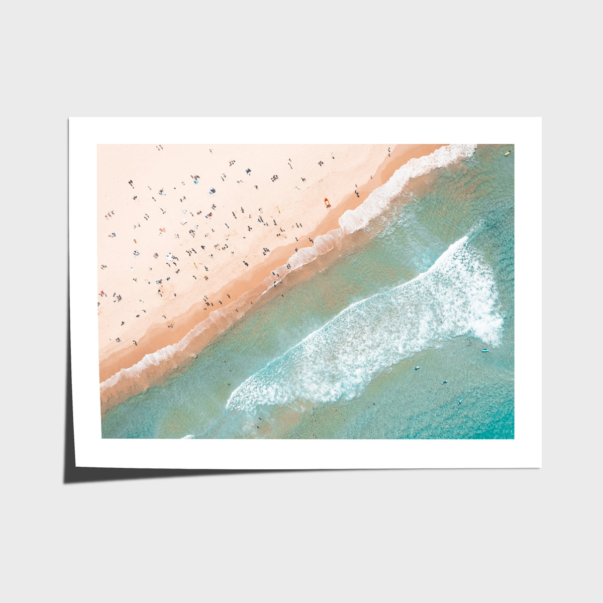 Bondi Beach Top Down - Sydney - Art Print - Fine Art Paper - Unframed Print - Landscape