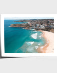 Bondi Beach High Aerial - Sydney - Art Print - Fine Art Paper - Unframed Print - Landscape
