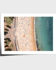 Coogee Beach Aerial – High Altitude Ocean Print - Fine Art Paper - Unframed Print - Landscape