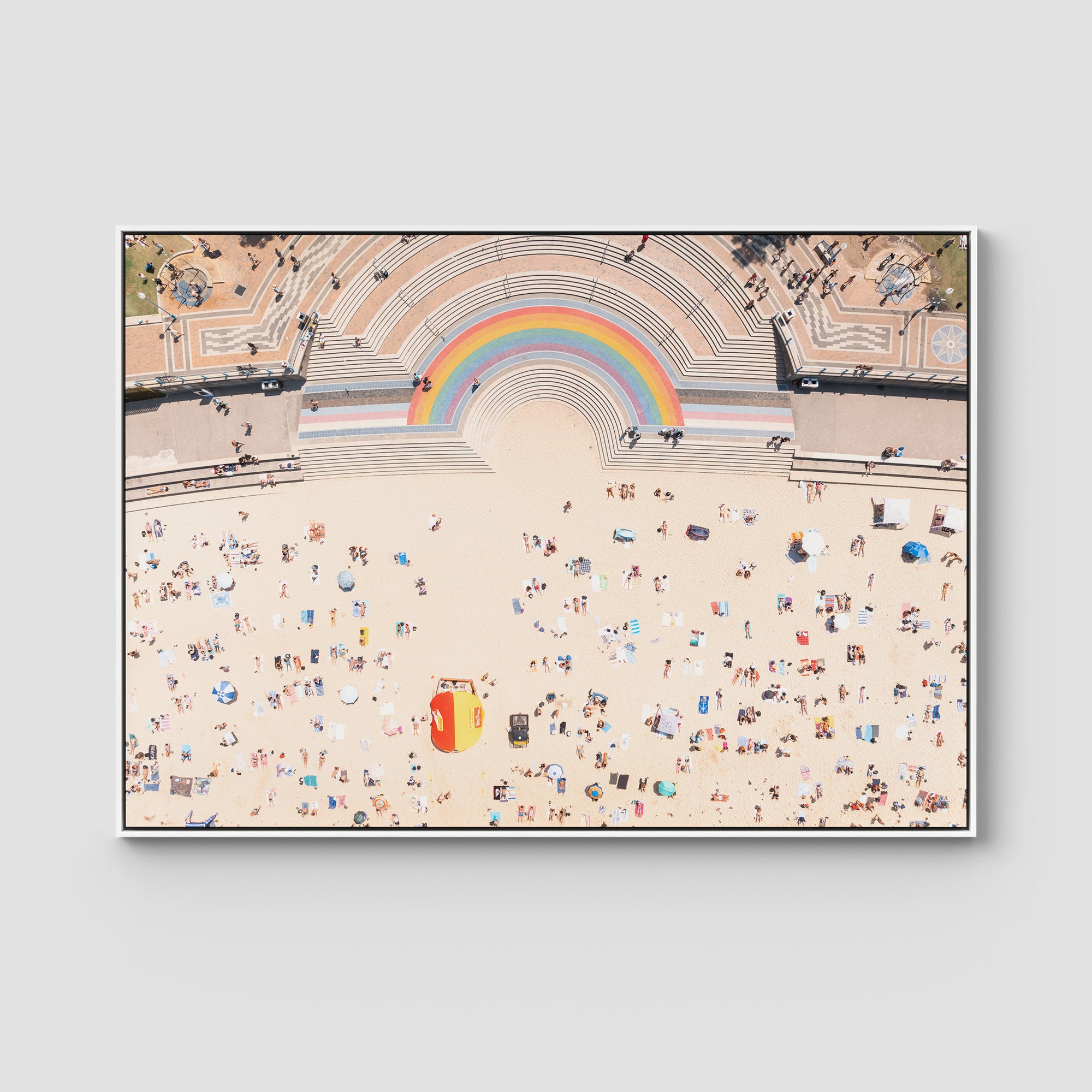 Coogee Beach Aerial – Top Down Ocean Print Tidaltones