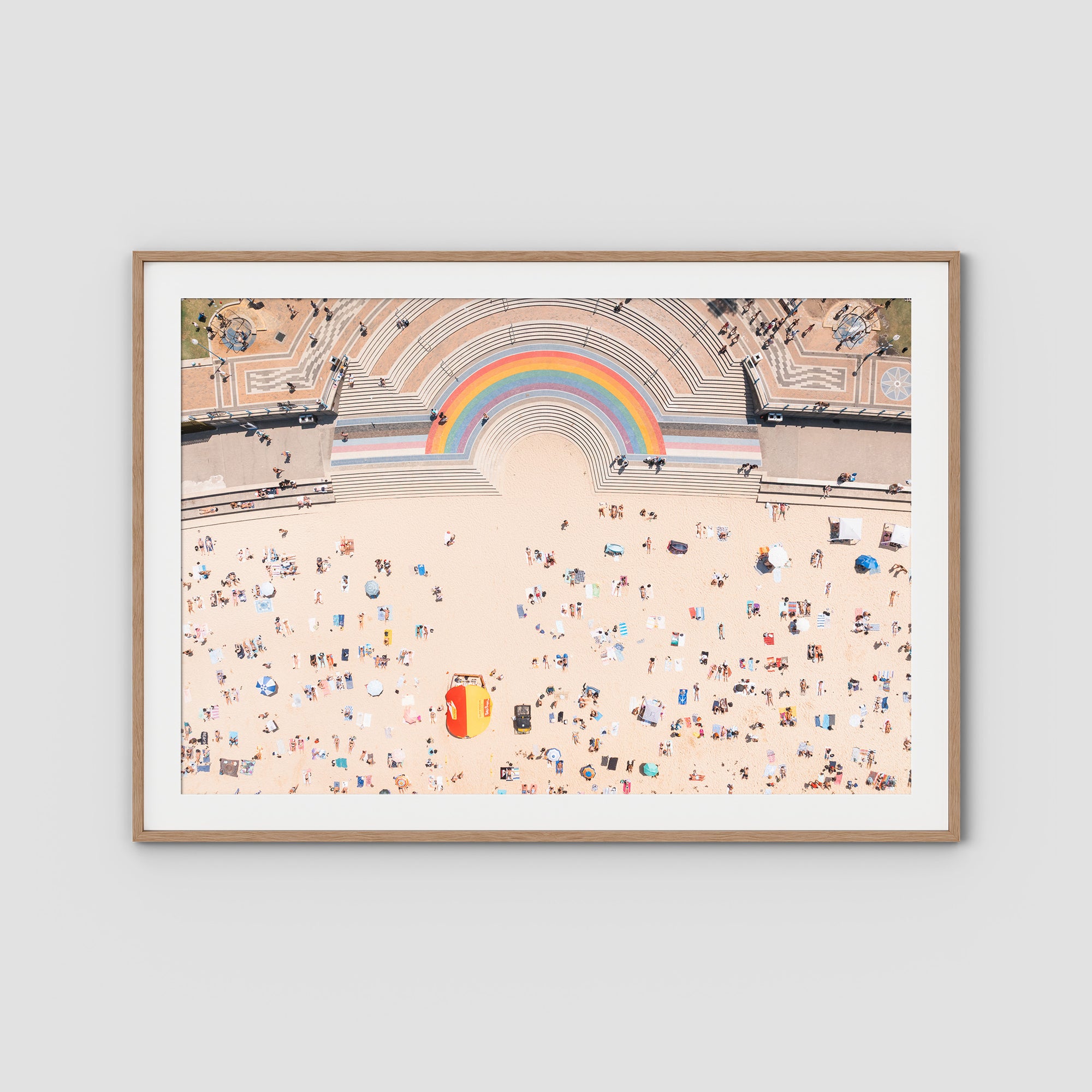 Coogee Beach Aerial – Top Down Ocean Print Tidaltones