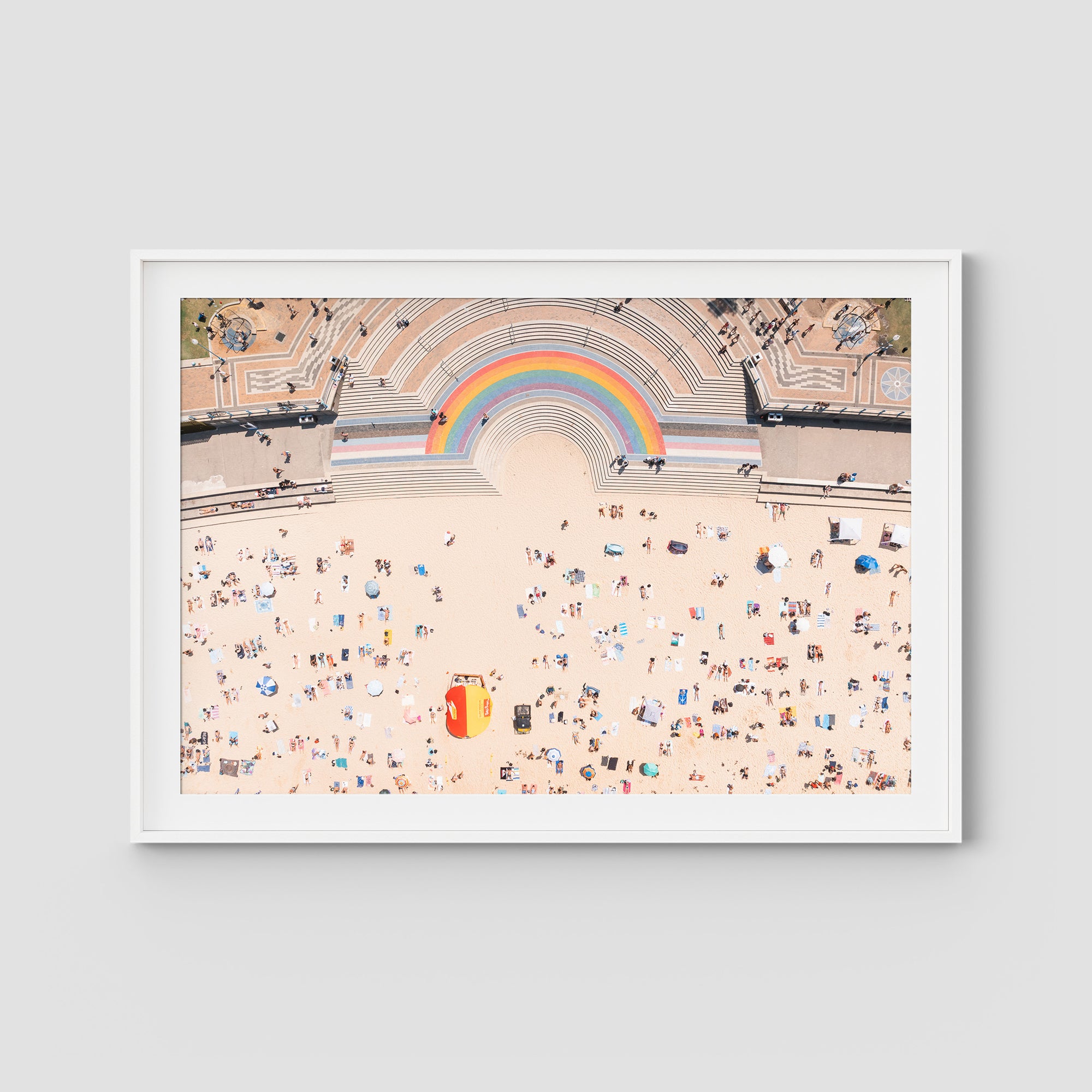 Coogee Beach Aerial – Top Down Ocean Print Tidaltones