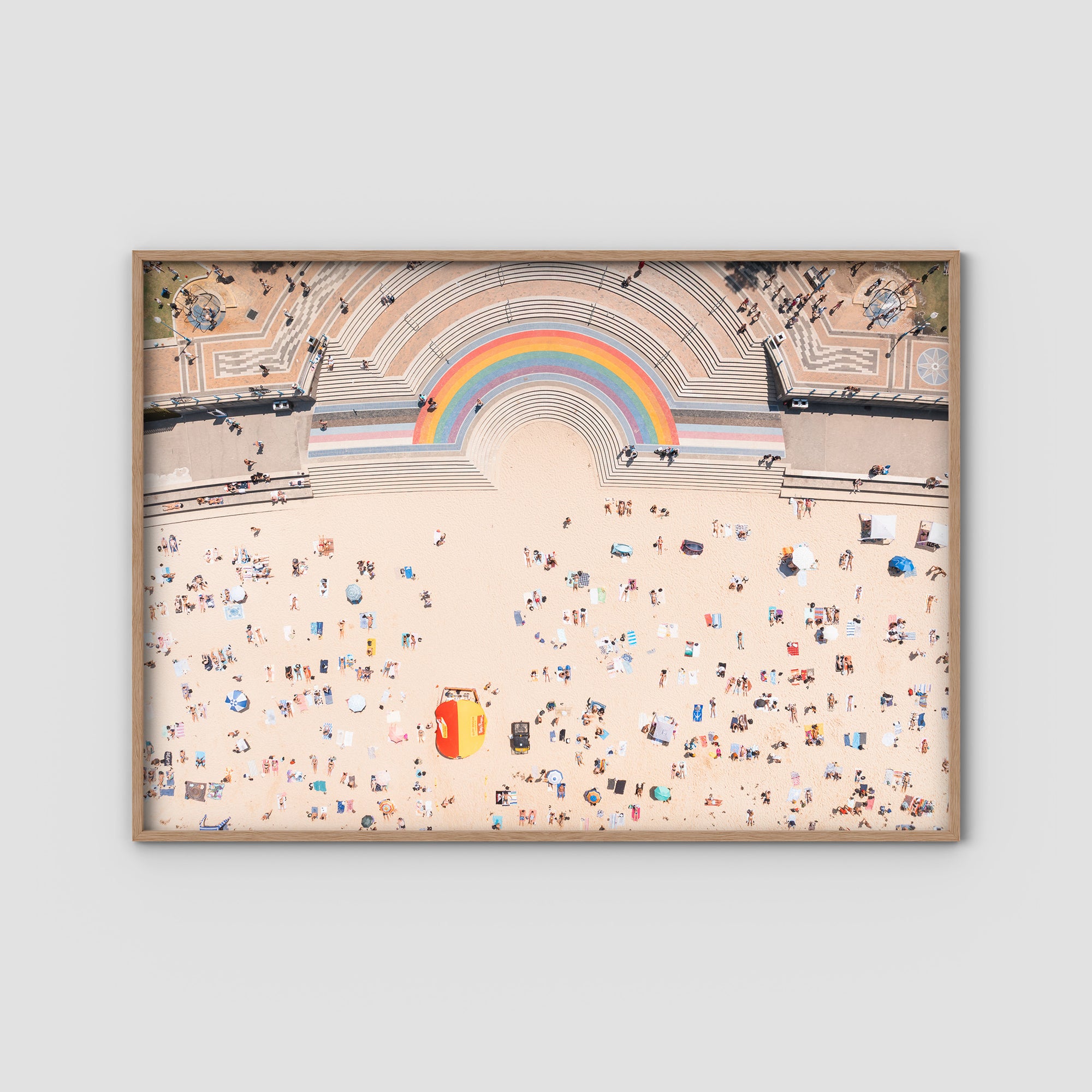 Coogee Beach Aerial – Top Down Ocean Print Tidaltones