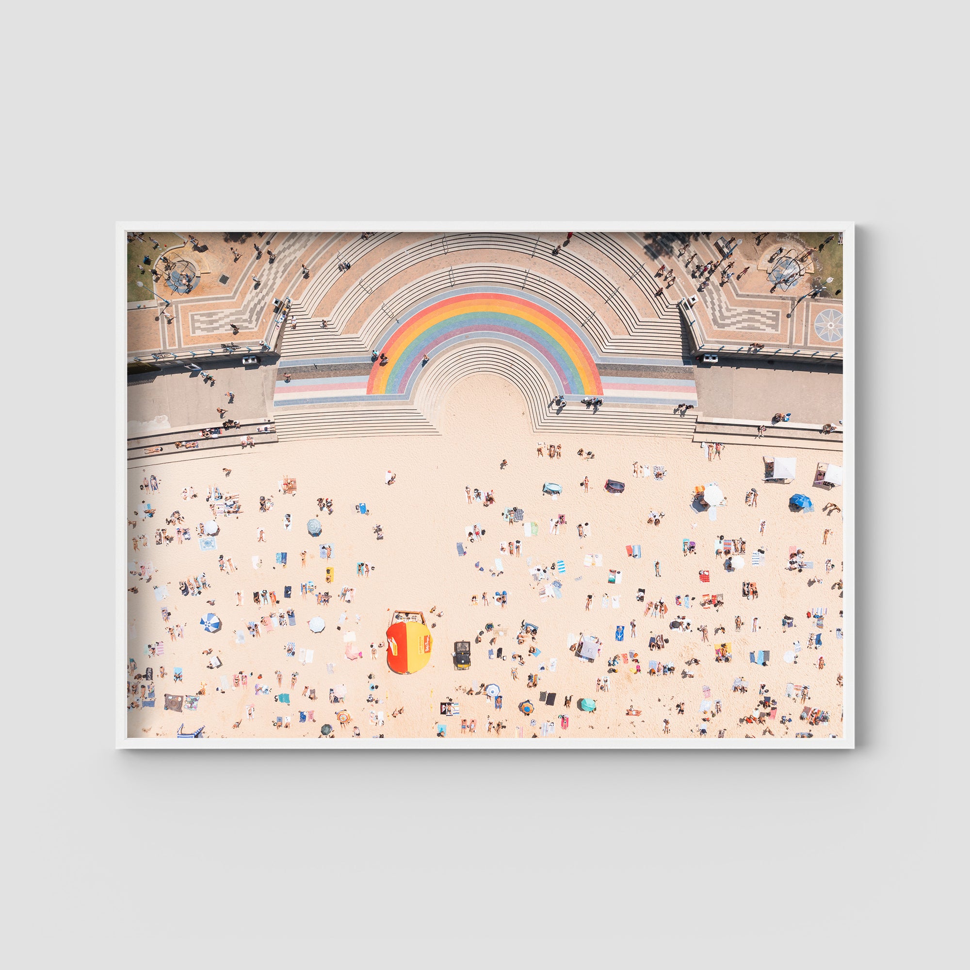 Coogee Beach Aerial – Top Down Ocean Print Tidaltones