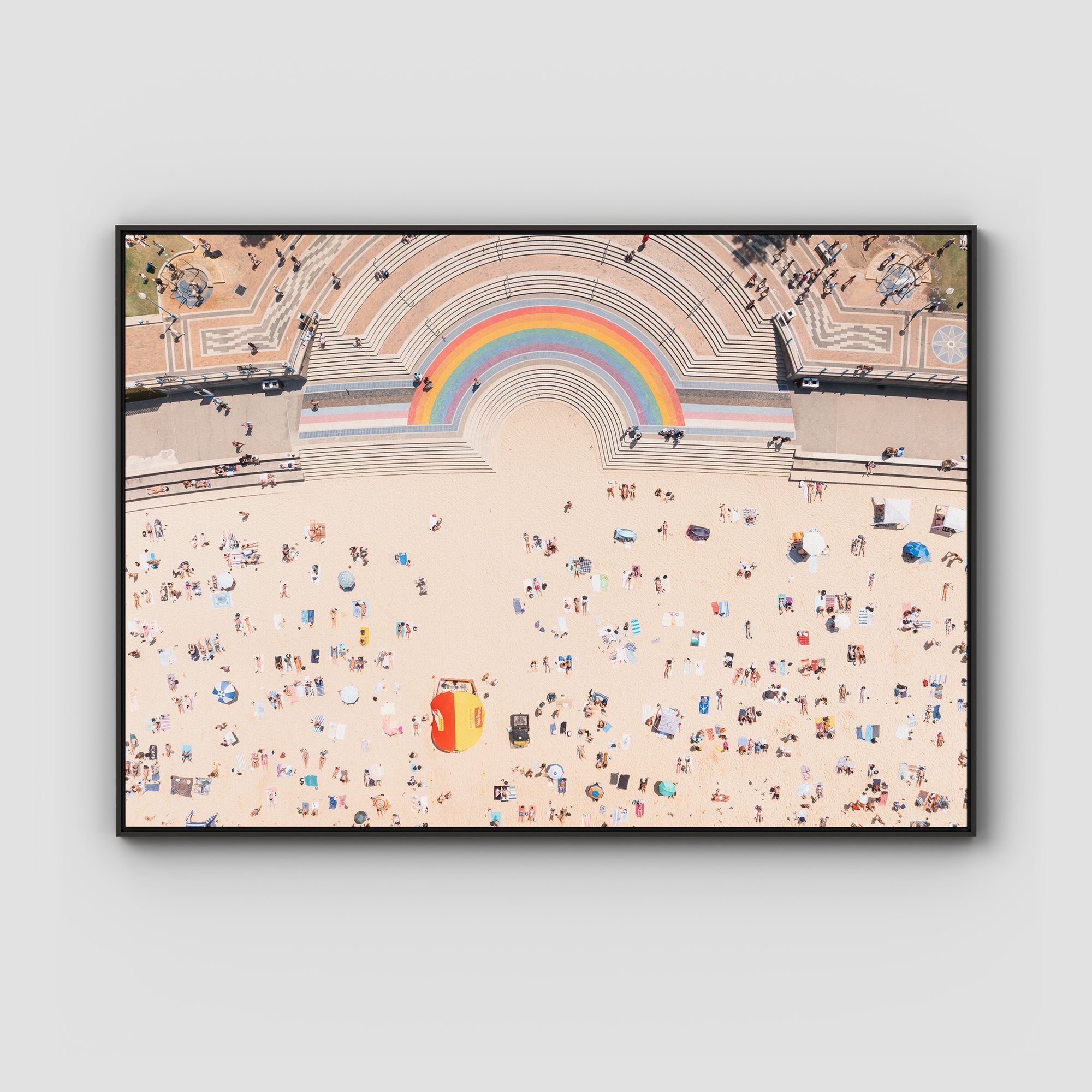 Coogee Beach Aerial – Top Down Ocean Print Tidaltones