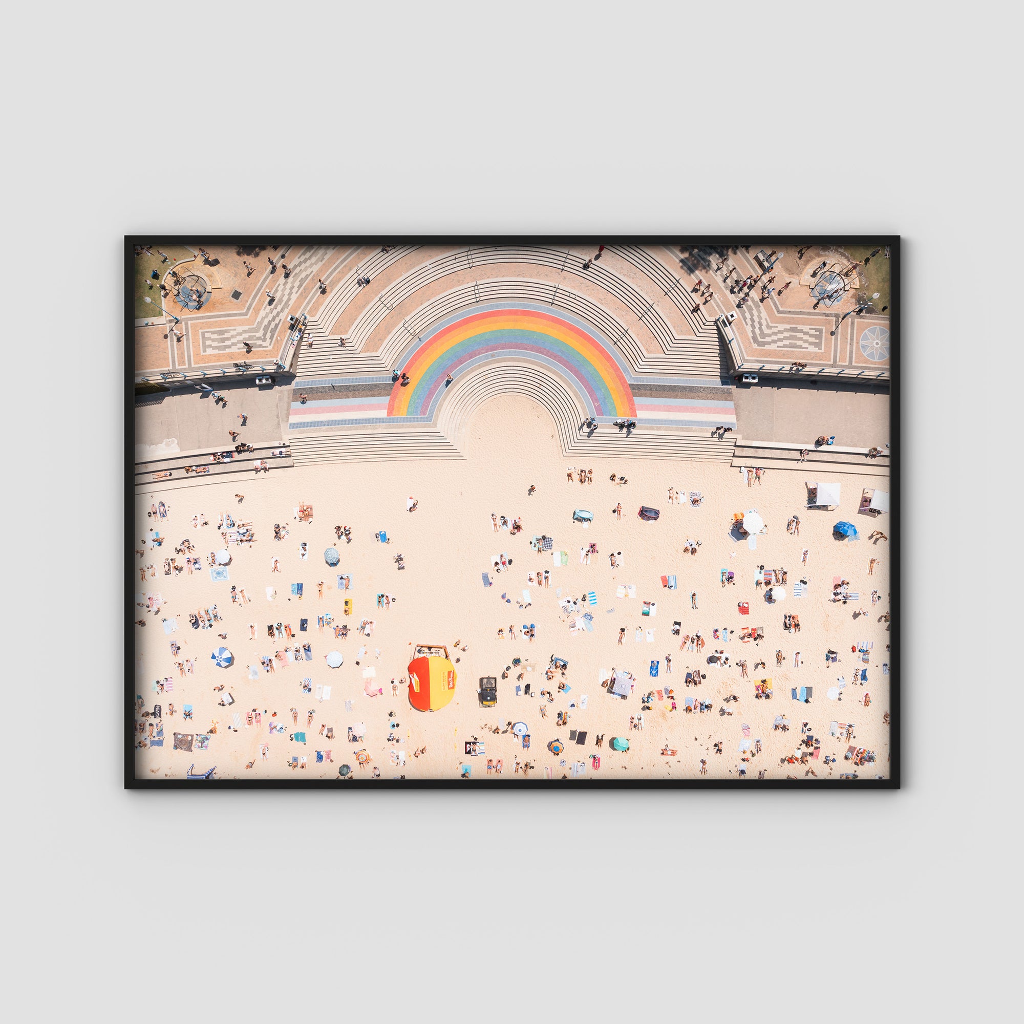 Coogee Beach Aerial – Top Down Ocean Print Tidaltones