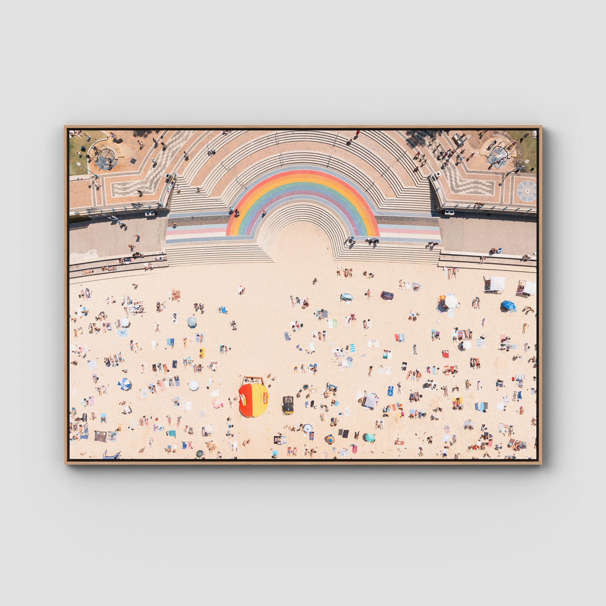 Coogee Beach Aerial – Top Down Ocean Print Tidaltones