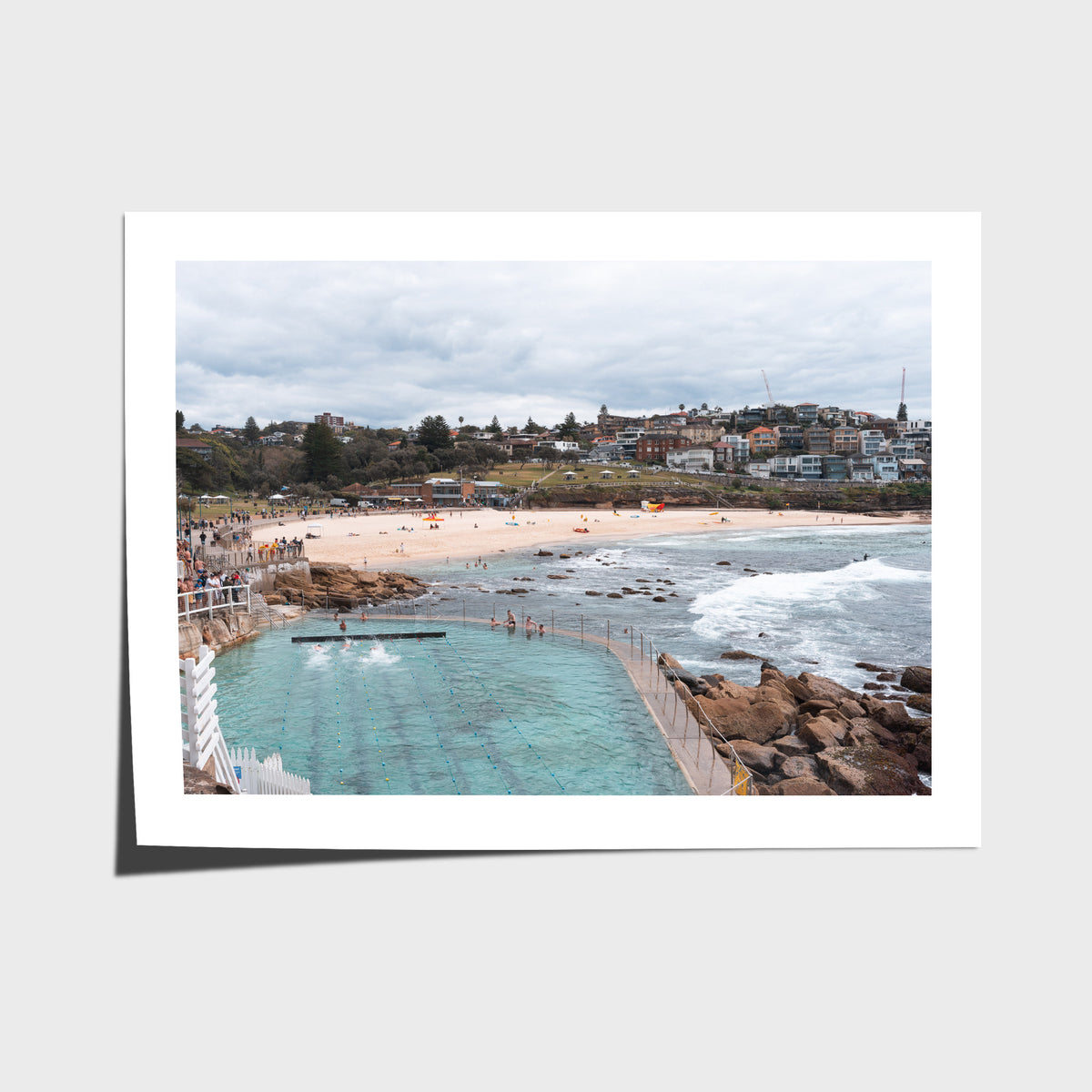 Bronte Baths - Sydney - Art Print - Fine Art Paper - Unframed Print - Landscape