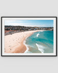 Bondi Beach - Sydney - Art Print - Traditional Frame - Black - Landscape