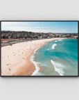 Bondi Beach - Sydney - Art Print - Float Frame Canvas - Black - Landscape