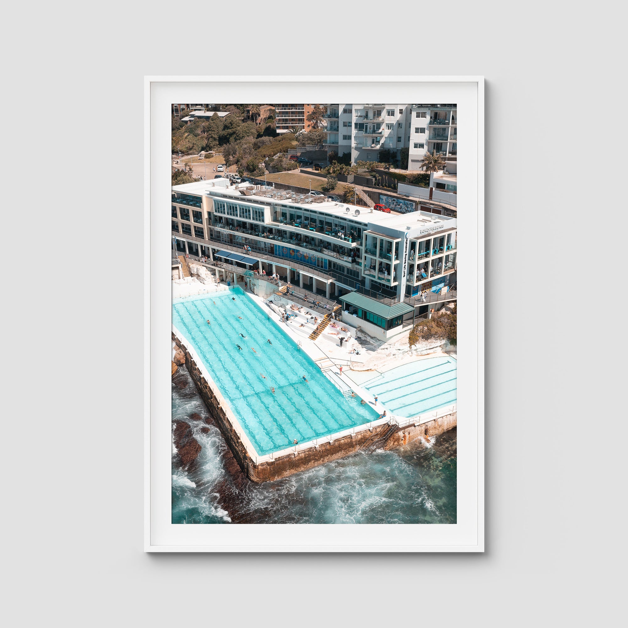 Bondi Icebergs - Sydney - Art Print Tidaltones
