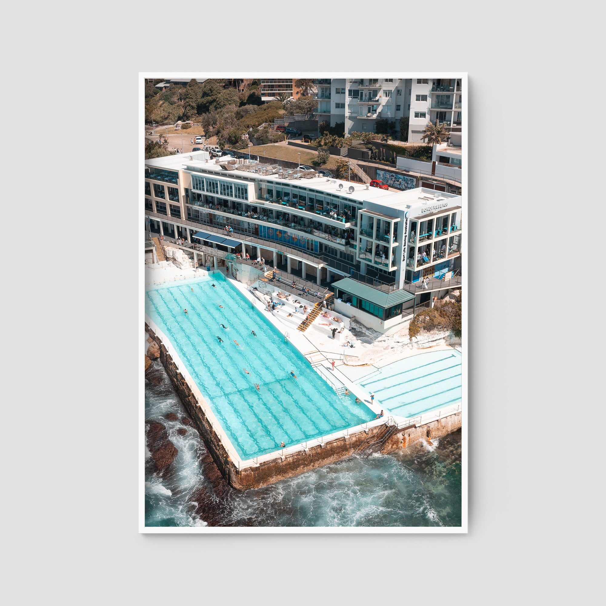 Bondi Icebergs - Sydney - Art Print Tidaltones