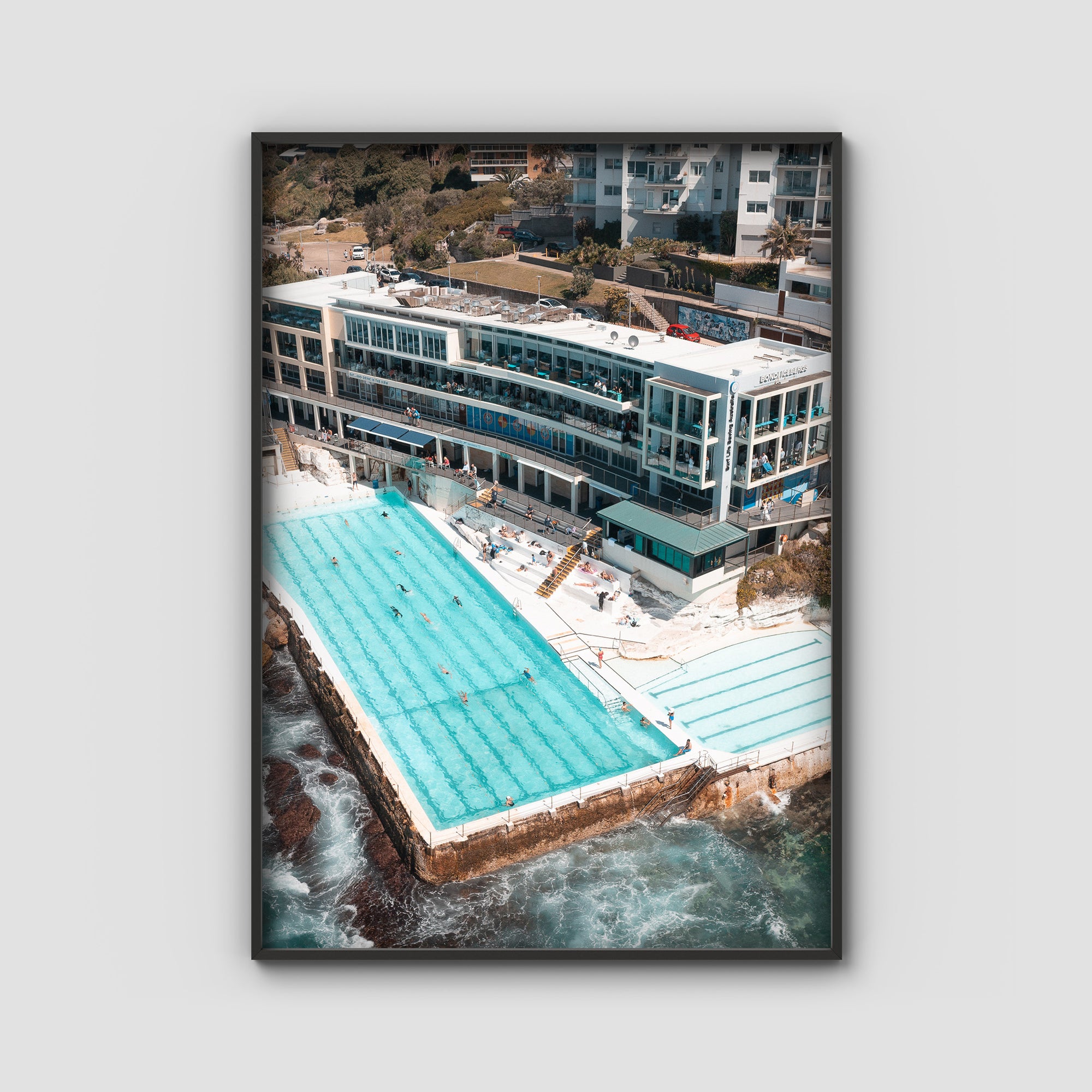 Bondi Icebergs - Sydney - Art Print Tidaltones