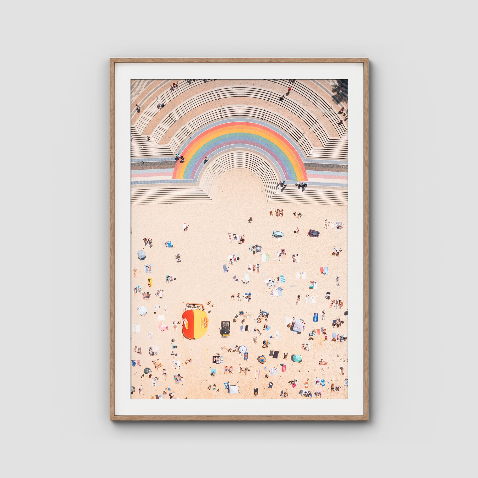 Coogee Beach Aerial – Top Down Ocean Print Tidaltones