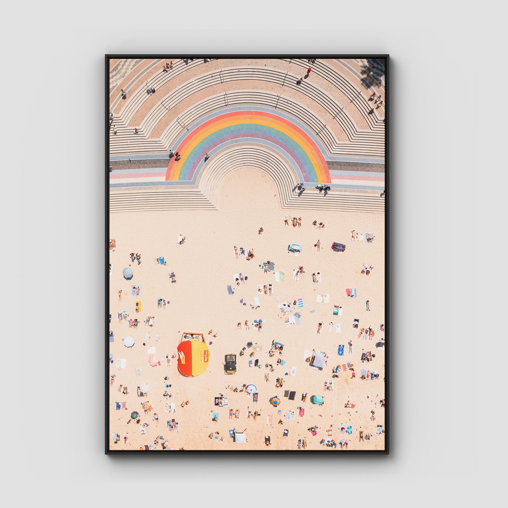 Coogee Beach Aerial – Top Down Ocean Print Tidaltones