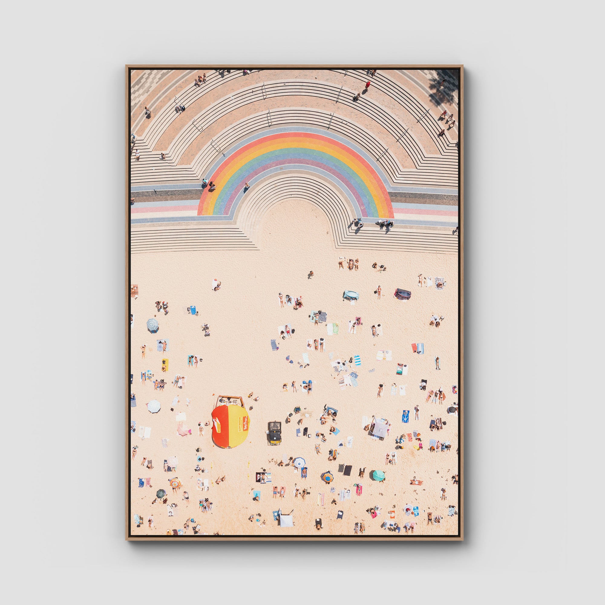 Coogee Beach Aerial – Top Down Ocean Print Tidaltones