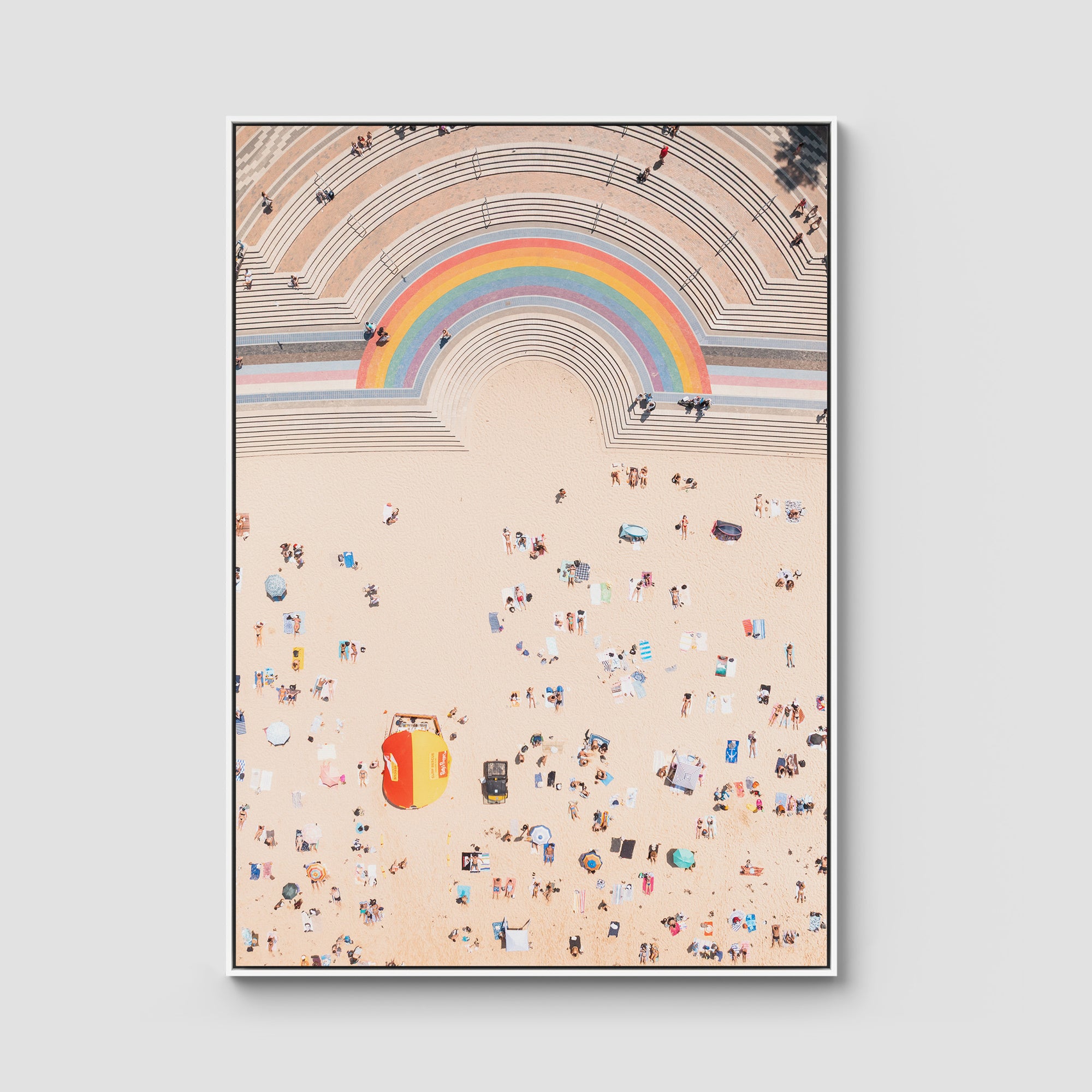 Coogee Beach Aerial – Top Down Ocean Print Tidaltones