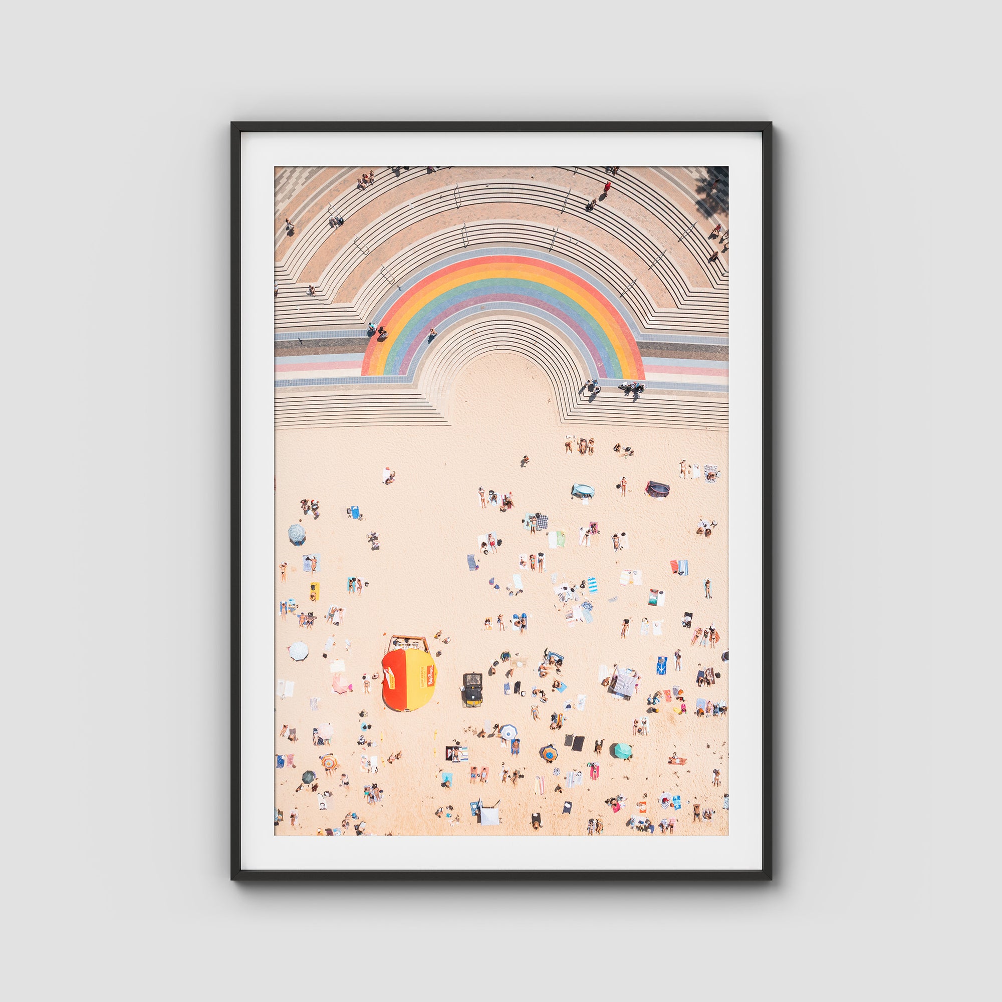 Coogee Beach Aerial – Top Down Ocean Print Tidaltones