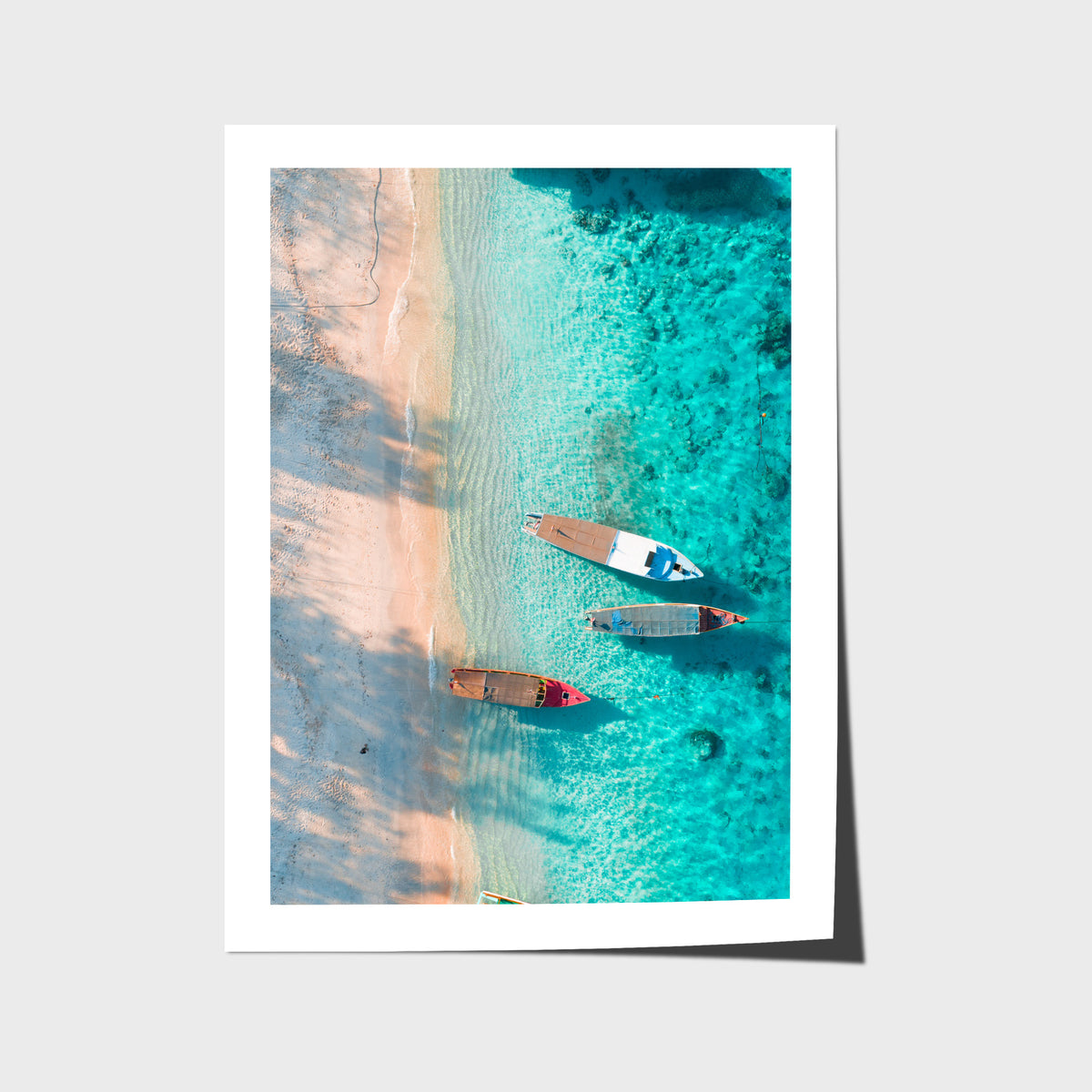 Gili T Island - Art Print - Fine Art Paper - Unframed Print - Portrait