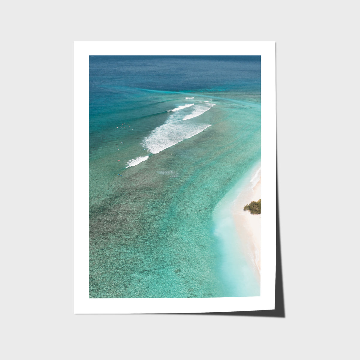 Gili T Surf Break - Art Print - Fine Art Paper - Unframed Print - Portrait