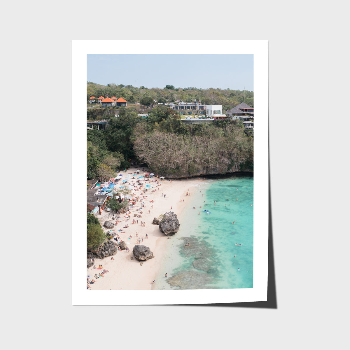 Padang Padang Beach ii - Art Print - Fine Art Paper - Unframed Print - Portrait