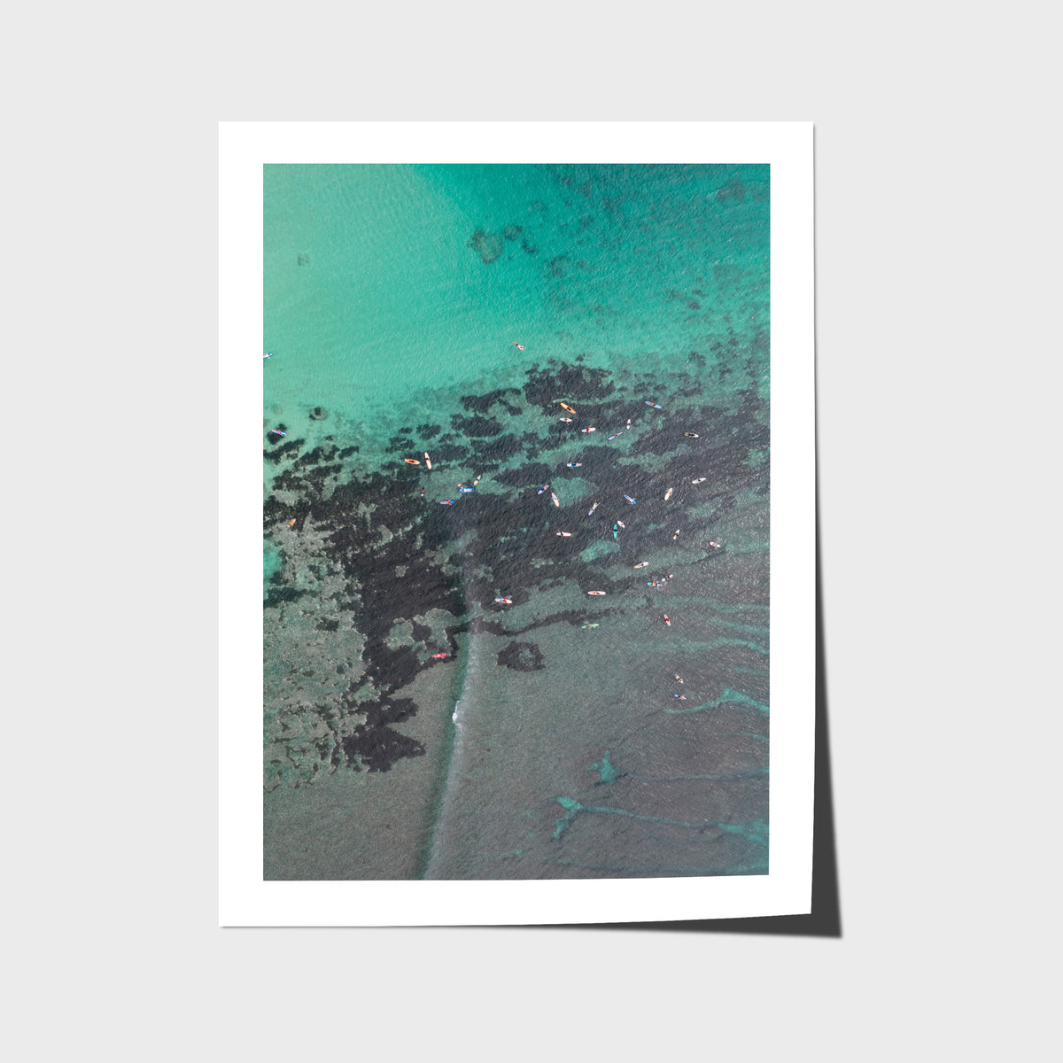 Padang Padang Surfing - Art Print - Fine Art Paper - Unframed Print - Portrait