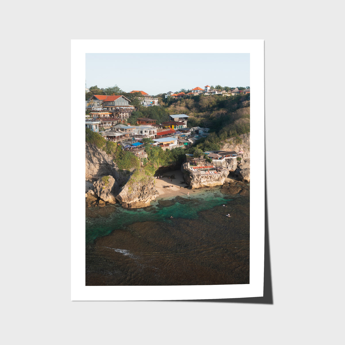 Uluwatu Cave - Art Print - Fine Art Paper - Unframed Print - Portrait