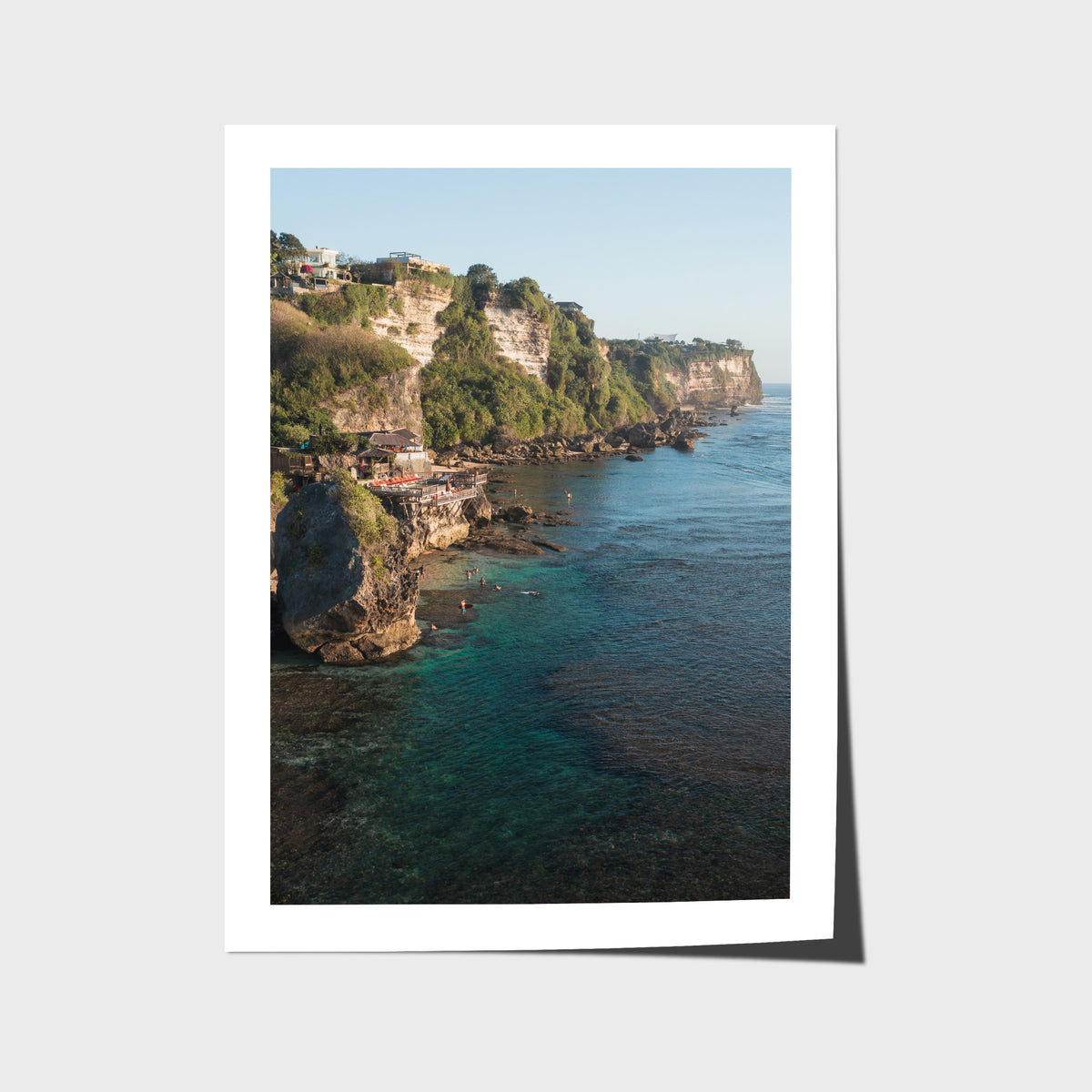 Uluwatu Coastline - Art Print - Fine Art Paper - Unframed Print - Portrait
