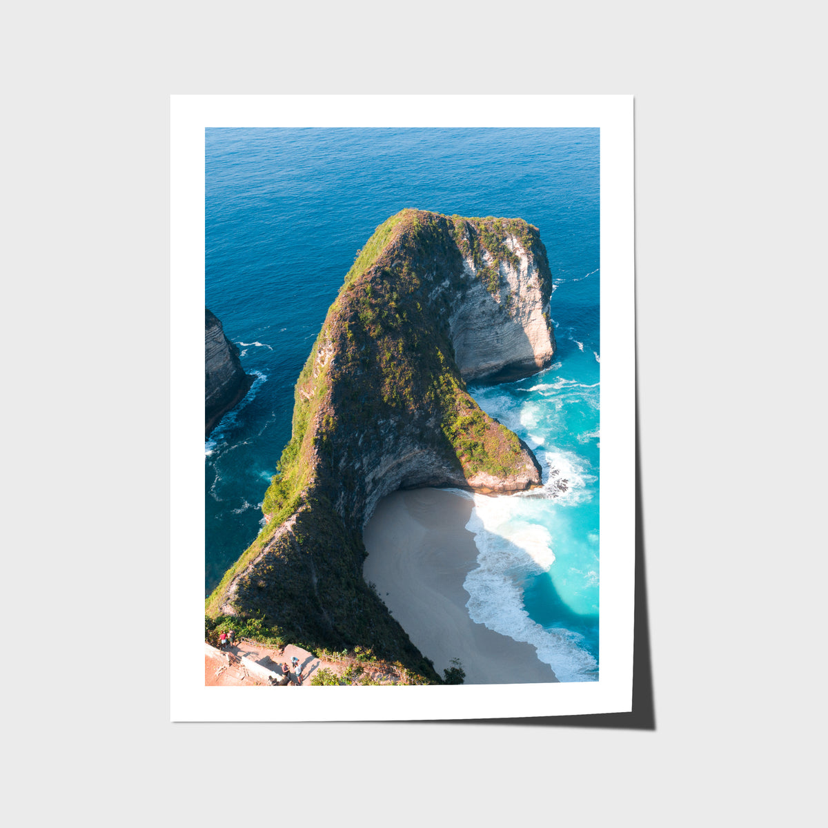 Kelingking - T-Rex - Art Print - Fine Art Paper - Unframed Print - Portrait