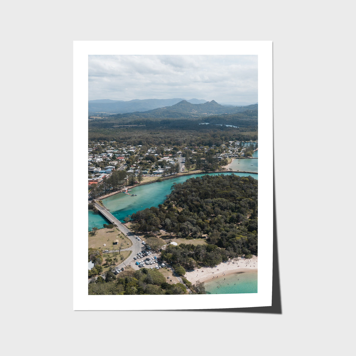 Brunswick From Above - Fine Art Print - Fine Art Paper - Unframed Print - Portrait