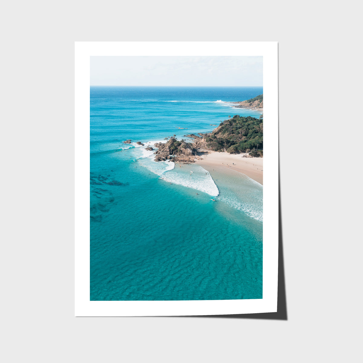 The Pass iiii - Byron Bay - Art Print - Fine Art Paper - Unframed Print - Portrait