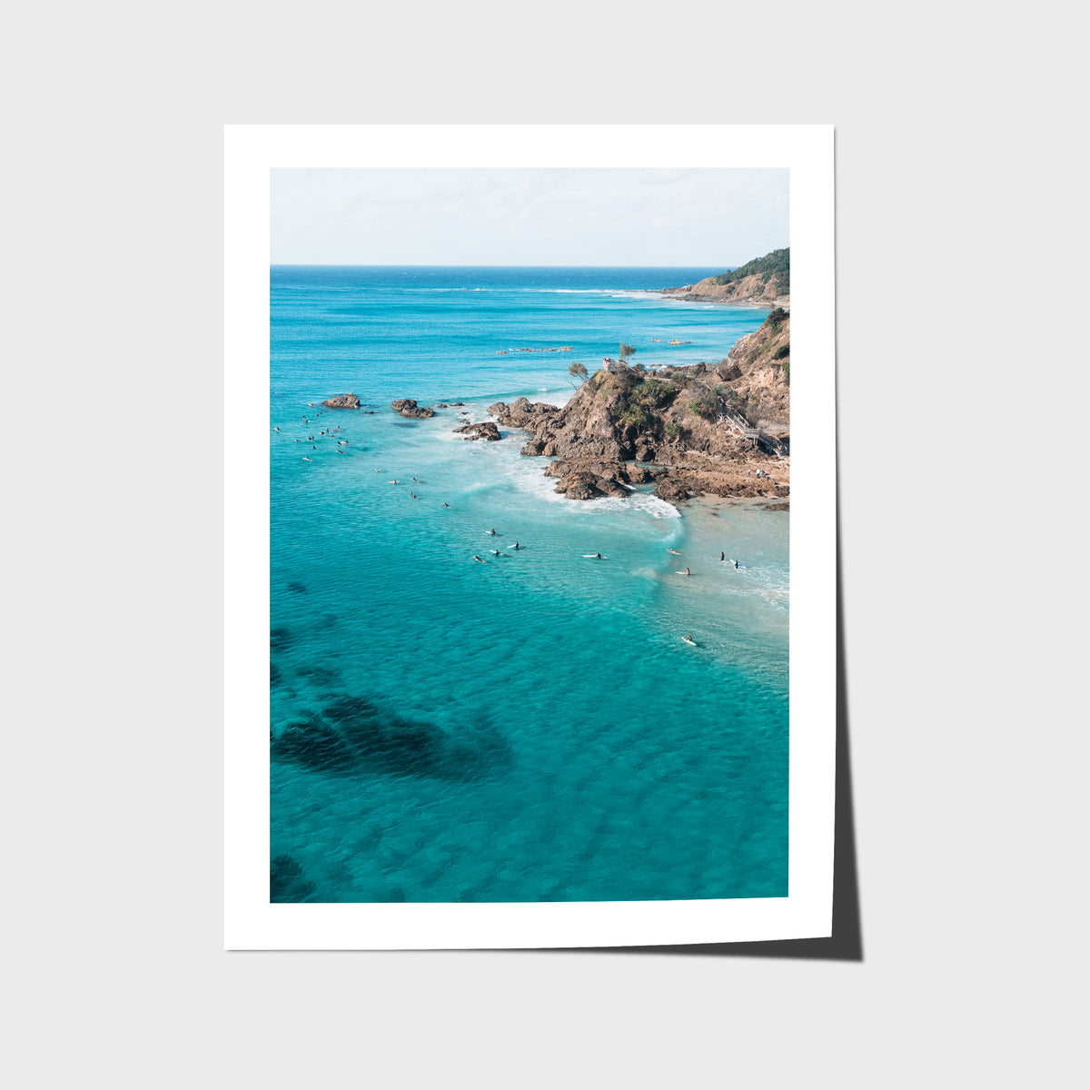 The Pass iii - Byron Bay - Art Print - Fine Art Paper - Unframed Print - Portrait